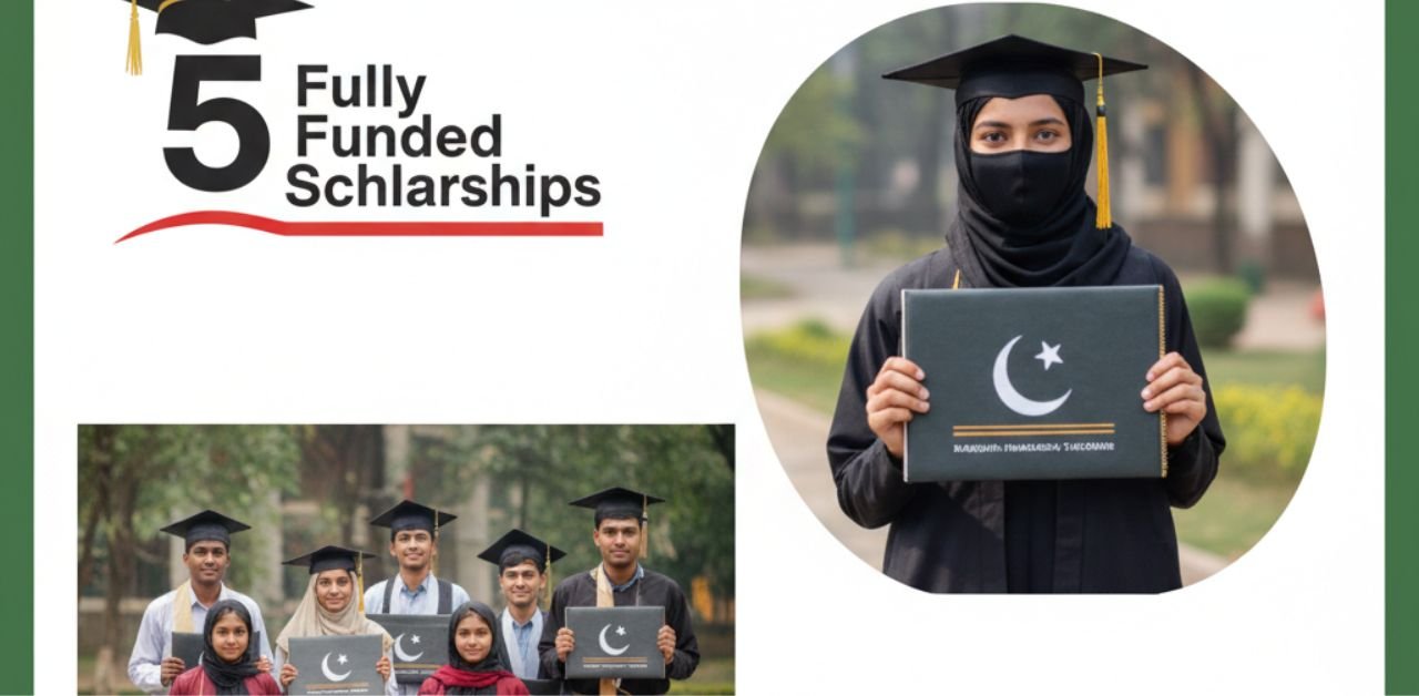 top 5 fully funded scholarships for pakistani students in 2026