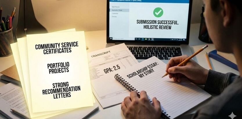 How to compensate for low marks in scholarship